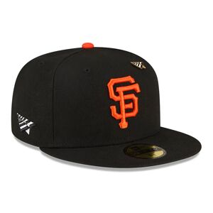 paperplanes San Francisco Giants Paper Planes x MLB Black 59FIFTY Fitted Cap - Black - Size: 7 7/8 - male
