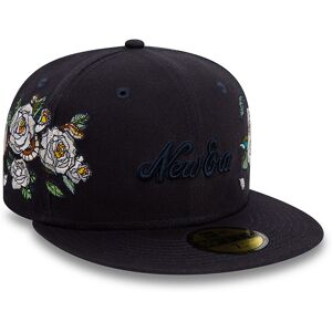 newera New Era Flower Icon Navy 59FIFTY Fitted Cap - Blue - Size: 7 1/8 - male