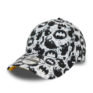 newera Batman Youth All Over Print White 9FORTY Adjustable Cap - White - Size: Youth - unisex