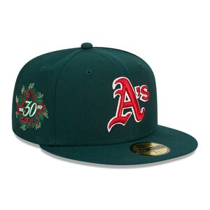 newera Oakland Athletics Spice Berry Dark Green 59FIFTY Fitted Cap - Green - Size: 8 - male