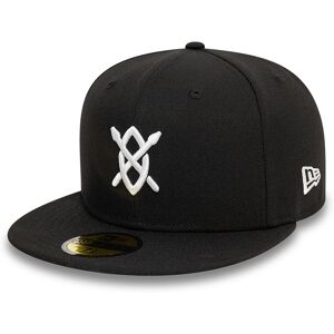 newera New Era x Daily Paper Black 59FIFTY Fitted Cap - Black - Size: 6 7/8 - male