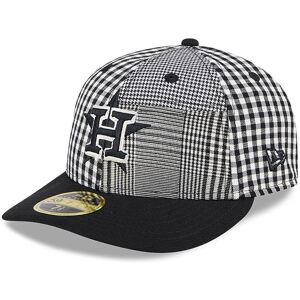 newera Houston Astros Patch Plaid Black Low Profile 59FIFTY Fitted Cap - Black - Size: 7 1/2 - male