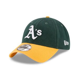 newera Oakland Athletics MLB Core Classic Dark Green and Yellow 9TWENTY Adjustable Cap - Green - Size: Osfm - male