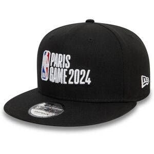 newera NBA Logo Paris 2024 Black 9FIFTY Snapback Cap - Black - Size: M-L - male