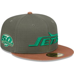 newera New York Jets Ripstop Green 59FIFTY Fitted Cap - Green - Size: 7 7/8 - male