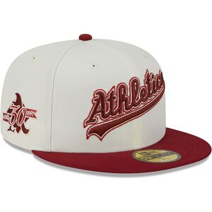 newera Oakland Athletics Be Mine White 59FIFTY Fitted Cap - White - Size: 7 1/4 - male