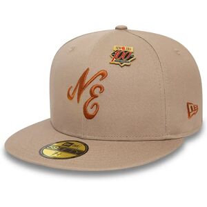 newera New Era Script Brown 59FIFTY Fitted Cap - Brown - Size: 7 3/4 - male