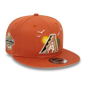 newera Arizona Diamondbacks MLB Summer Icon Brown 9FIFTY Snapback Cap - Brown - Size: S-M - male