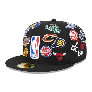 newera NBA All Star Game 2024 Black 59FIFTY Fitted Cap - Black - Size: 6 7/8 - male