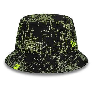 newera VR46 Poly All Over Print Black Bucket Hat - Black - Size: M - male