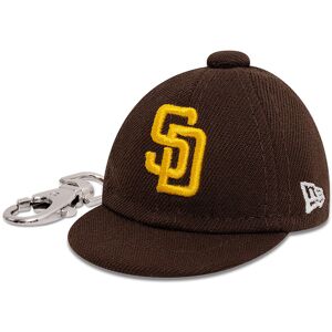 newera San Diego Padres MLB Mini Cap Dark Brown Key Chain - Brown - Size: Osfm - male