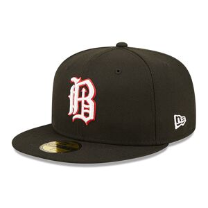 newera Birmingham Barons MiLB On Field Black 59FIFTY Fitted Cap - Black - Size: 6 7/8 - male
