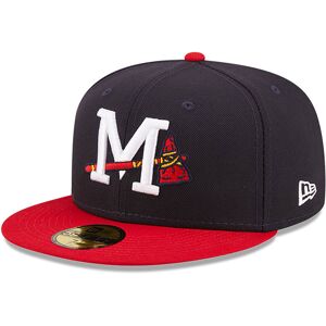 newera Mississippi Braves MiLB On Field Navy 59FIFTY Fitted Cap - Blue - Size: 7 1/2 - male