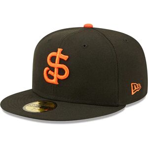 newera San Jose Giants MiLB On Field Black 59FIFTY Fitted Cap - Black - Size: 8 - male