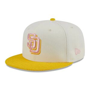 newera San Diego Padres City Mesh Chrome White 59FIFTY Fitted Cap - White - Size: 7 1/2 - male