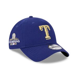 newera Texas Rangers MLB Gold Dark Blue 9TWENTY Adjustable Cap - Blue - Size: Osfm - male
