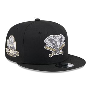 newera Oakland Athletics Animal Fill Black 9FIFTY Snapback Cap - Black - Size: Osfm - male