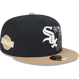 newera Chicago White Sox Western Khaki Black 59FIFTY Fitted Cap - Black - Size: 8 - male