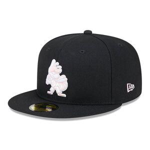 newera Salt Lake Bees MiLB Mother's Day 2024 Black 59FIFTY Fitted Cap - Black - Size: 7 1/8 - male