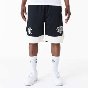 newera New York Yankees MLB World Series Black Mesh Shorts - Black - Size: XS - male