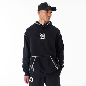 newera Detroit Tigers MLB World Series Black Oversized Pullover Hoodie - Black - Size: S - male