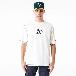 newera Oakland Athletics MLB World Series Off White Oversized T-Shirt - White - Size: XL - male