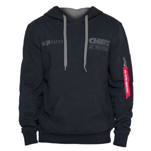 newera Kanas City Chiefs x Alpha Industries Black Hoodie - Black - Size: XS - male