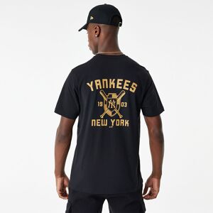 newera New York Yankees MLB Team Graphic Black T-Shirt - Black - Size: S - male