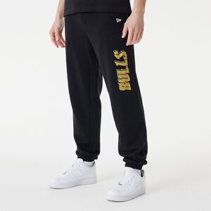 newera Chicago Bulls Team Script Black Relaxed Joggers - Black - Size: XS - male