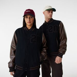 newera New Era Heritage Brown Varsity Jacket - Brown - Size: XS - male