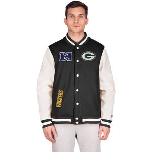 newera Green Bay Packers NFL Sideline 2023 Third Down Black Varsity Jacket - Black - Size: S - male