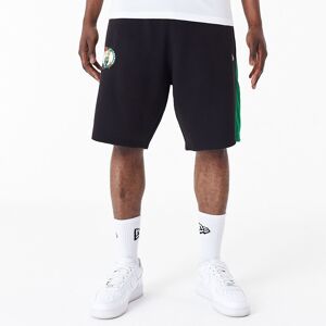 newera Boston Celtics NBA Mesh Panel Black Oversized Shorts - Black - Size: S - male