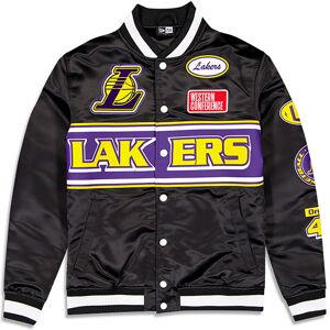 newera LA Lakers NBA Rally Drive Black Bomber Jacket - Black - Size: L - male