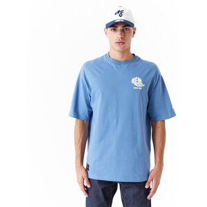 newera New Era Graphic Blue Oversized T-Shirt - Blue - Size: L - male