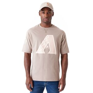 newera Arizona Diamondbacks World Series Pastel Brown Oversized T-Shirt - Brown - Size: 2xl - male