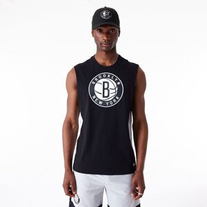 newera Brooklyn Nets Colour Block Black Tank Top - Black - Size: S - male