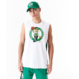 newera Boston Celtics Colour Block White Tank Top - White - Size: S - male