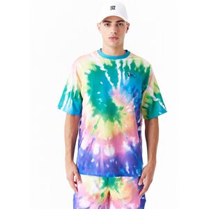 newera New Era Tie Dye Multi-Coloured Oversized T-Shirt - Multi - Size: 2xl - male