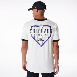 newera Colorado Rockies MLB Batting Practice White T-Shirt - White - Size: 2xl - male