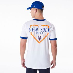newera New York Mets MLB Batting Practice White T-Shirt - White - Size: 3xl - male