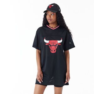 newera Chicago Bulls Womens NBA Black Mesh Dress - Black - Size: S - female