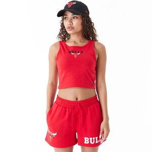 newera Chicago Bulls Womens NBA Team Logo Red Crop Tank Top - Red - Size: S - female
