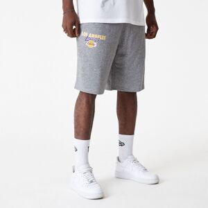 newera LA Lakers Team Script Grey Shorts - Grey - Size: S - male