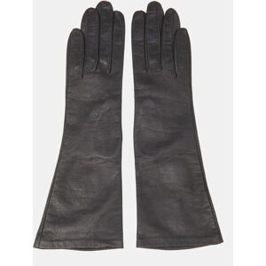 Christian Dior DIORChristian  Vintage Chevreau Black Leather Gloves Size 6