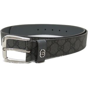 Gucci Belt with interlocking G detail Blue Black canvas GG Supreme Canvas 673921FABY31244100