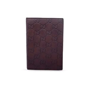 Gucci Brown ssima Leather Travel Two Photo Pictures Holder