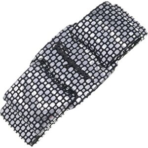 Salvatore Ferragamo Ferragamo Valletta Vara Silver Black Women's Hair Clip Sari Ribbon Salvatore