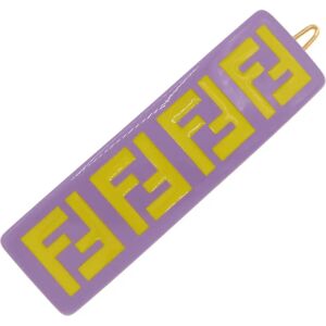 Fendi Hair Clip JFP402 Purple Yellow 100% Acetate KIDS Barrette