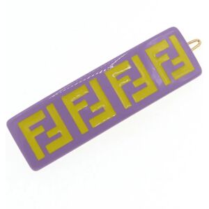 Fendi Hair Clip JFP402 Purple Yellow 100% Acetate KIDS Barrette