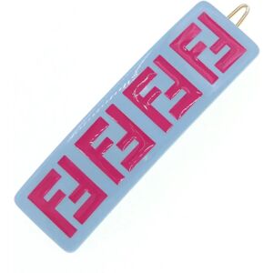 Fendi Hair Clip JFP402 Light Blue Pink 100% Acetate KIDS Barrette